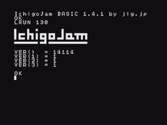 IchigoJam STATUS (BASIC 0.9.4～)
